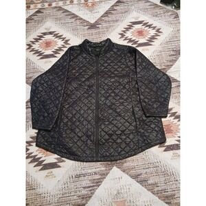Torrid Quilted Puffer Jacket Full Zip Plus Size 6X Water Wind Resistant Outdoor